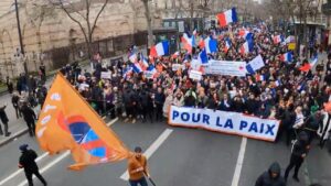 Parigi - manifestazione per la pace - febbraio 2023