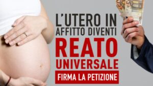 petizione contro l'utero in affitto