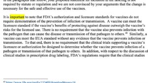 FDA: I vaccini non devono per forza prevenire l’infezione o la trasmissione