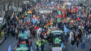 Madrid manifestazione contro le politiche agricole - Maggio 2023