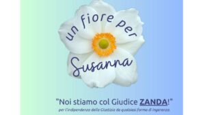 Un fiore per Susanna Zanda