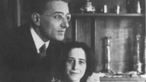 Günther Anders con la moglie Hannah Arendt