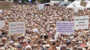 manifestazione Baviera contro stop caldaie a gas