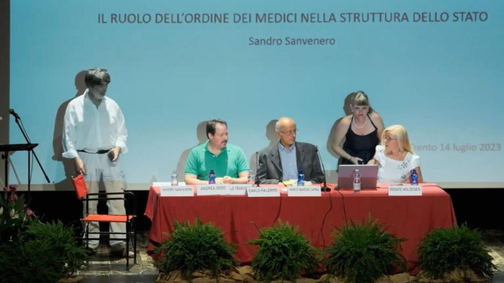 Sandro Sanvenero - convegno Deontologia medica tra passato e futuro, organizzato dal Gruppo Coscienza e Medicina Trento il 14 luglio 2023