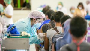 Thailandia - ospedale di Phang Nga. - campagna vaccinale contro il Covid- luglio 2021