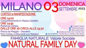 Natural Family Day - Milano - 3 settembre 2023