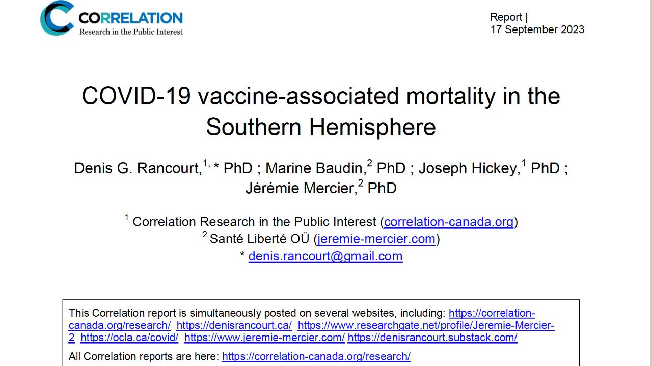 studio vaccini e aumento mortalità in 17 paesi