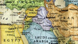Medio Oriente mappa