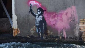 Il bambino migrante - Banksy - Venezia