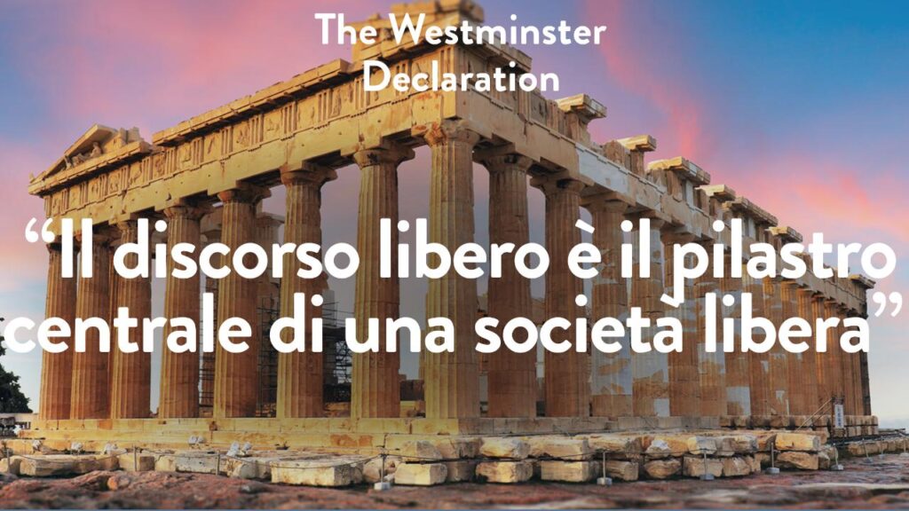 The Westminster Declaration: manifesto per la libertà di stampa