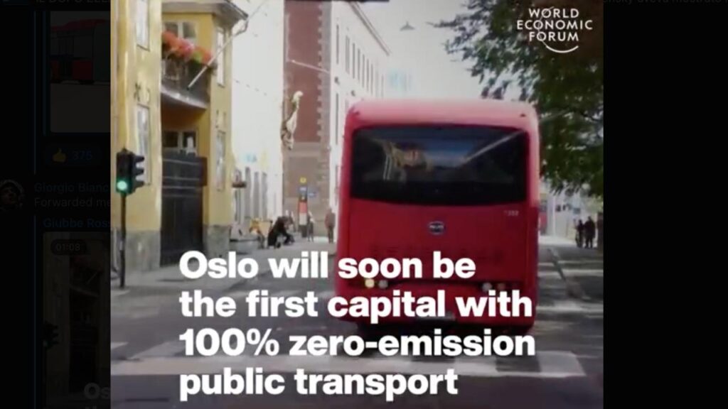 La campagna pubblicitaria di Oslo per i bus elettrici