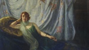 Gino Parin: Vanità, 1927 ca, olio su tela, 167 x 190 cm, collezione privata