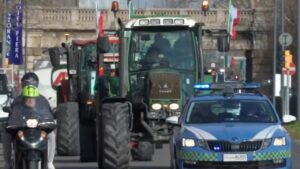 Protesta agricoltori Bologna - entrata in città - 21 gennaio 2024