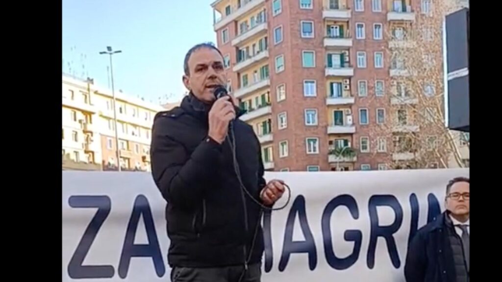 Antonio Porto - Roma protesta contro l'archazione del procedimento per omicidio di Speranza e Magnini - 12 gennaio 2024