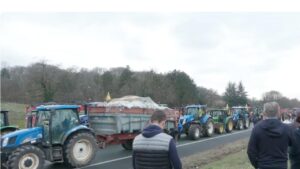 Protesta agricoltori Francia - 22 gennaio 2024