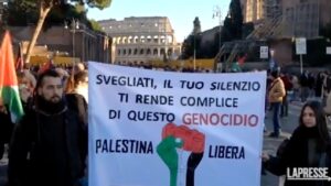 silenzio complice Manifestazione Roma 13 gennaio 2024 pro Palestina - gaza