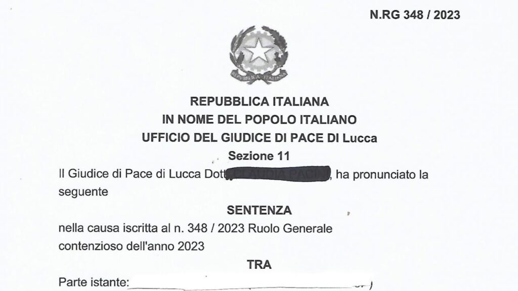 Giudice di pace di Lucca annulla multa a un non vaccinato over 50