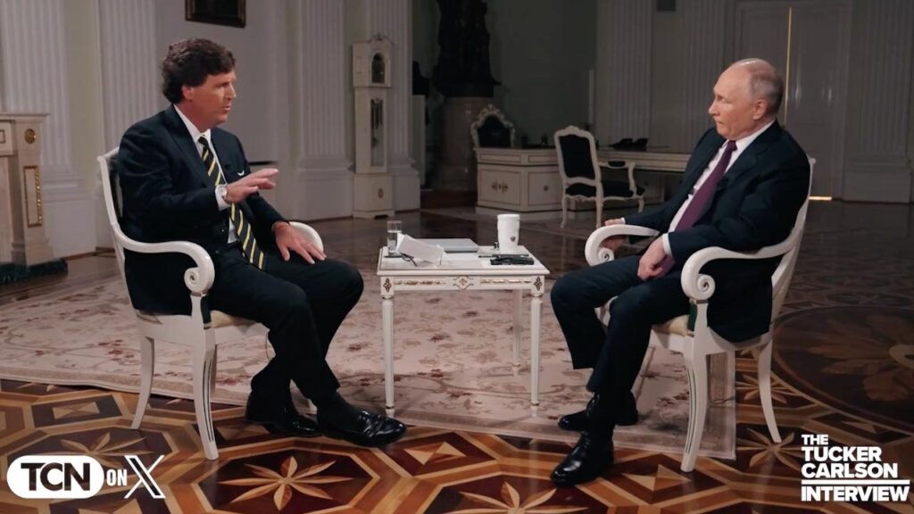 Tucker Carlson intervista Putin