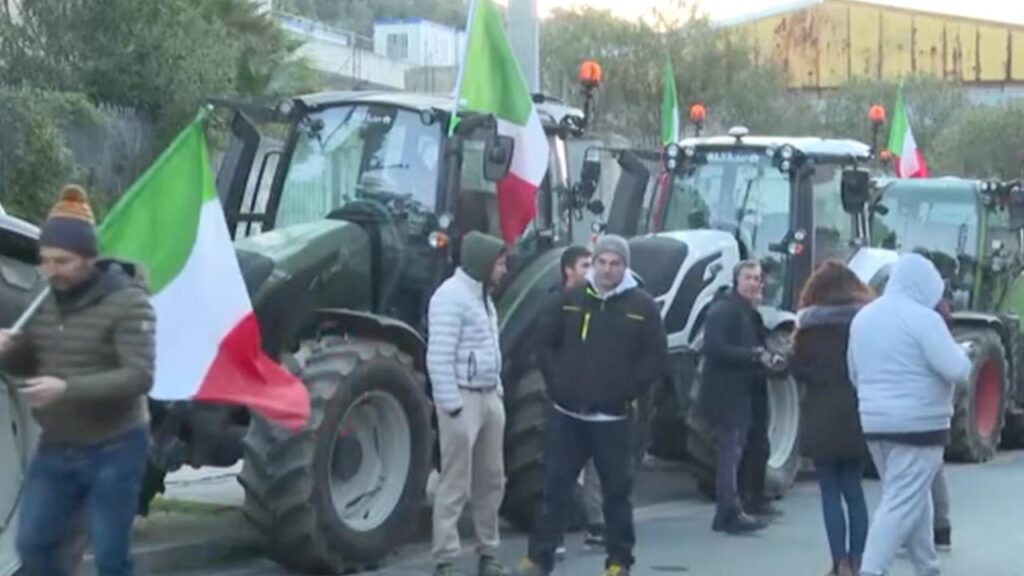 Protesta agricoltori Roma - 9 febbraio 2024