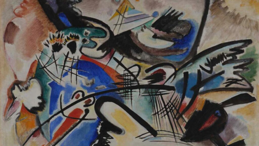 Kandinsky V.V.: Composizione. 1920, olio su tela