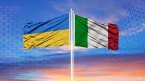 Italia Ucraina bandiera