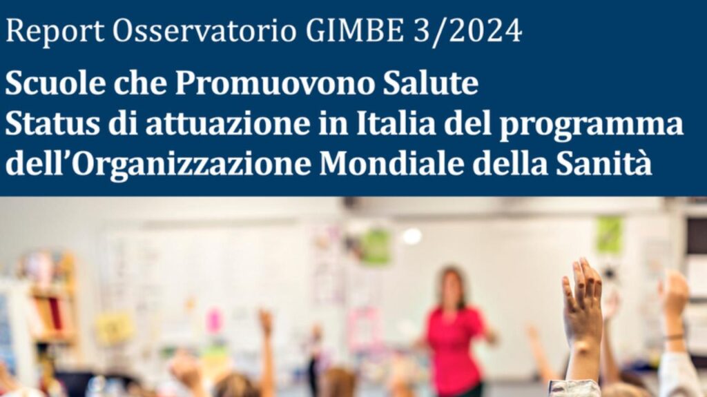 Fondazione Gimbe - report attuazione programma Oms nelle scuole