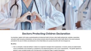Dichiarazione dei Medici per la Protezione dei Bambini no trangender
