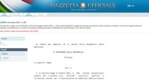 Gazzetta ufficiale regole Natale Covid