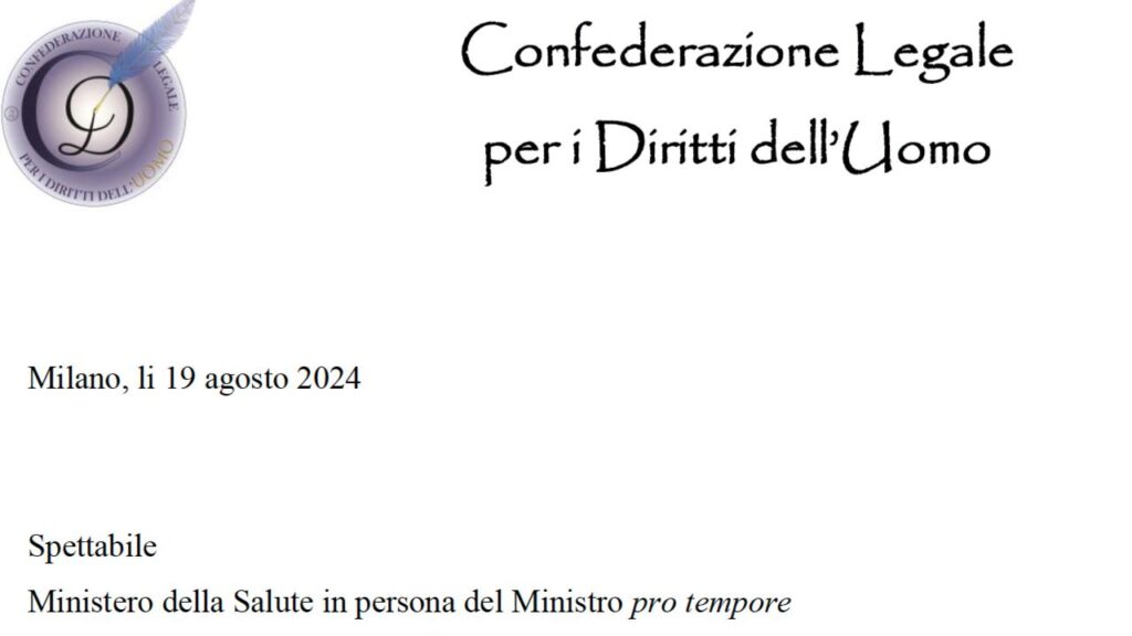 Accesso agli atti per sapere le determinazioni assunte dai rappresentanti della Repubblica Italiana nel corso della LXXVII assemblea generale dell’OMS - 19 agosto 2024