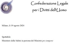 Accesso agli atti per sapere le determinazioni assunte dai rappresentanti della Repubblica Italiana nel corso della LXXVII assemblea generale dell’OMS - 19 agosto 2024