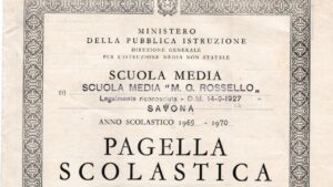 pagella scolastica