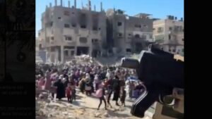 Gaza - deportazione palestinesi - ottobre 2024