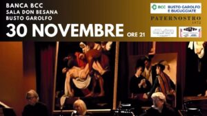 Tra musica e arte, da Caravaggio a De André, uno spettacolo benefico a Busto Garolfo il prossimo 30 novembre