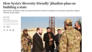 The Telegraph titola "diversamente amichevoli jihadisti"