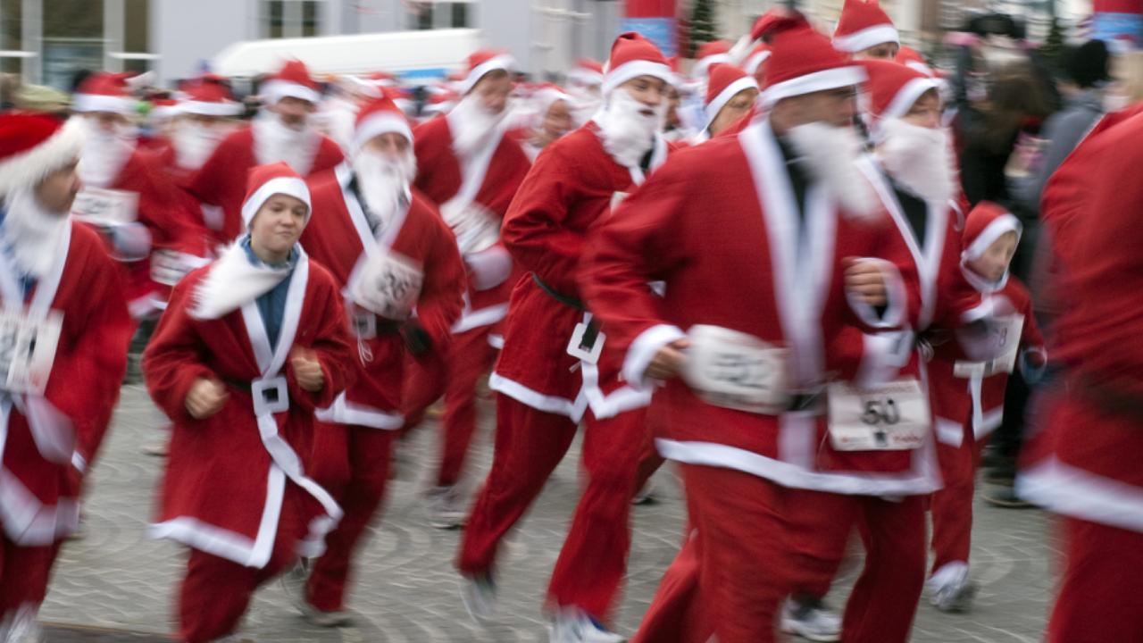 corsa babbi natale babbo natale