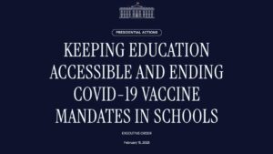 Ordine esecutivo che toglie i fondi statali alle scuole che impongono i vaccini Covid per la frequenza - Febbraio 2025