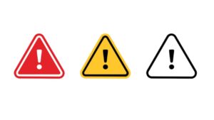 Attenzione pericolo punto esclamativo