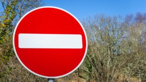 divieto di ingresso boschi