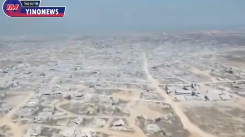 Gaza ripresa da un drone - ottobre 2025